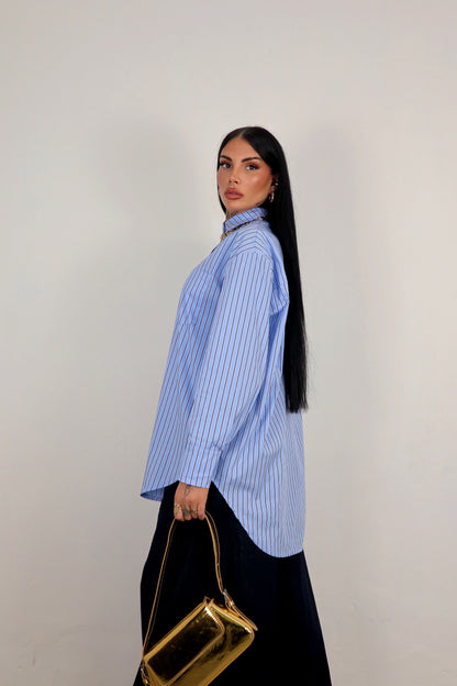 Camicia oversize Kristy - Azzurro