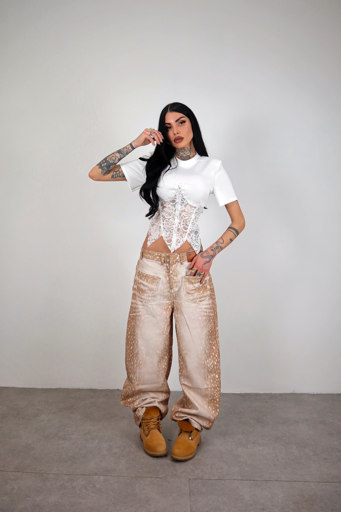 T-shirt Corset - Bianco