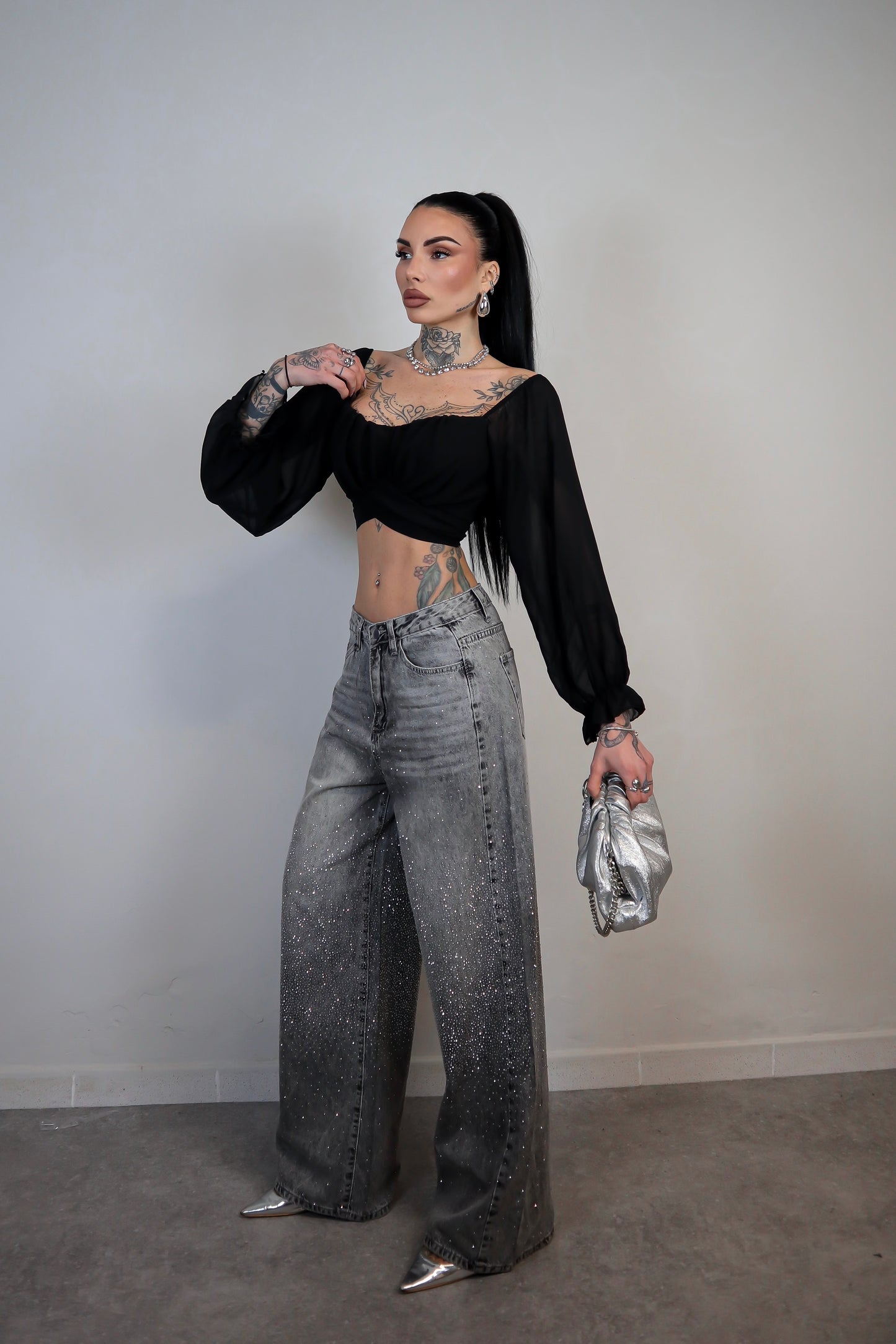 Crop Top Wonder - Nero