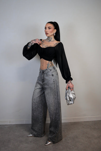 Crop Top Wonder - Nero