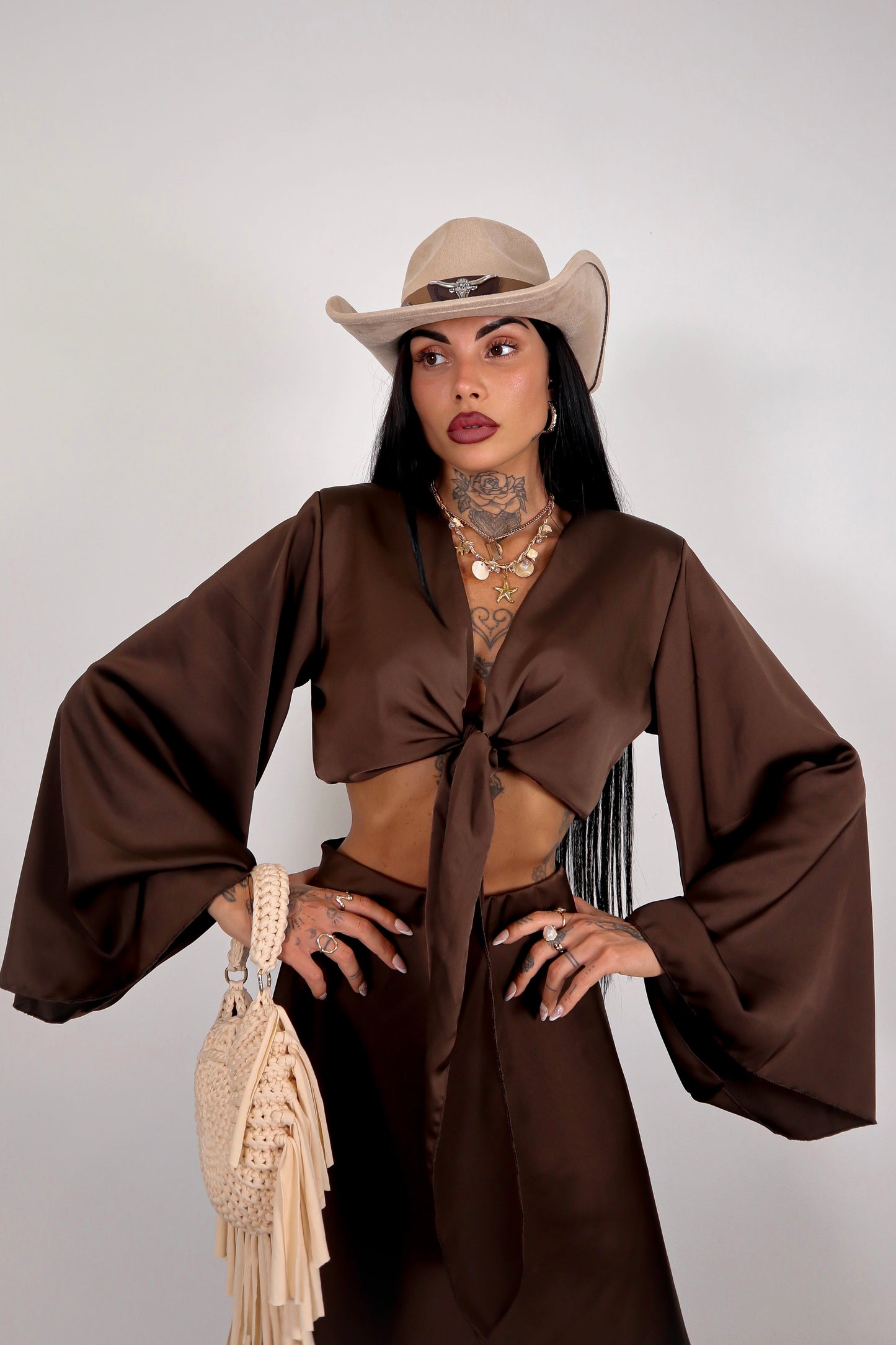 Completo Nadeen - Marrone
