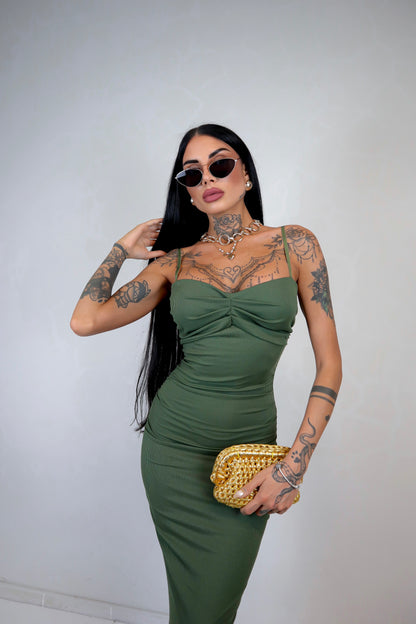 Abito Sharon - Verde militare