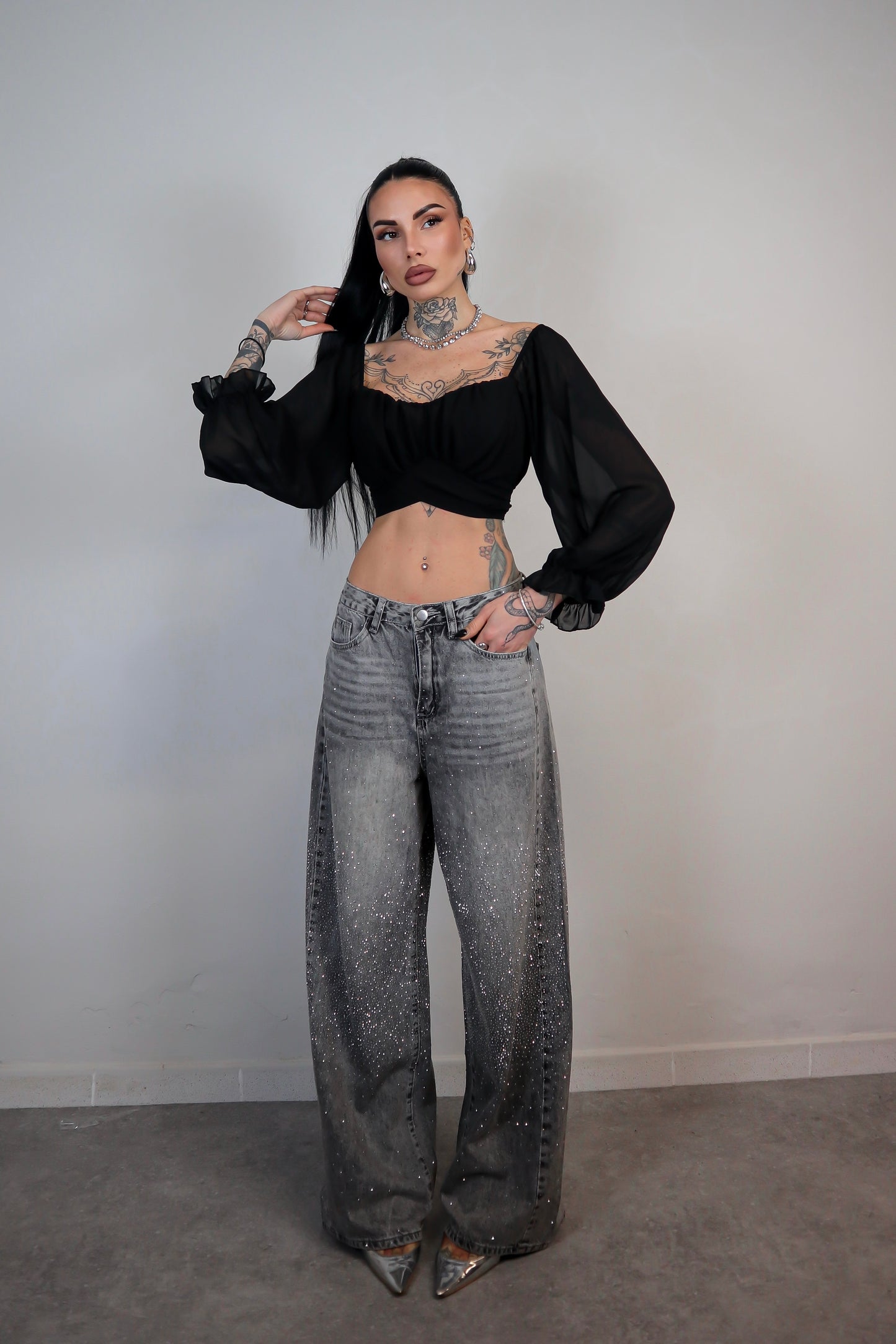 Crop Top Wonder - Nero