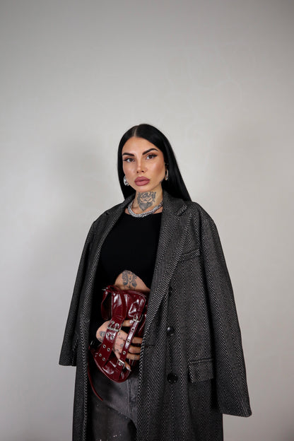 Cappotto Over Spigato
