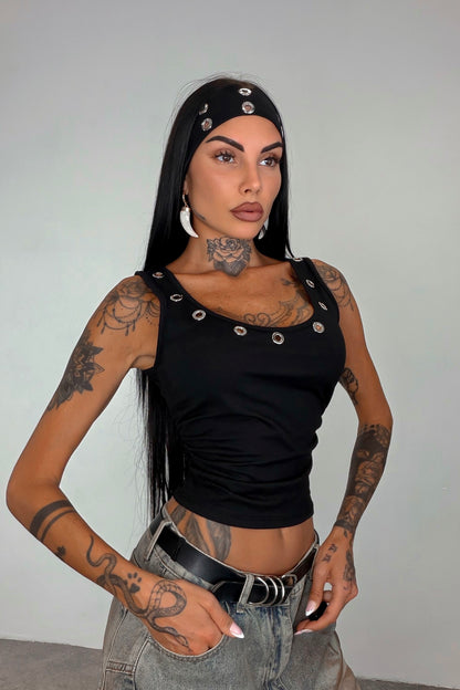 Set Canotta + Fascia - Nero