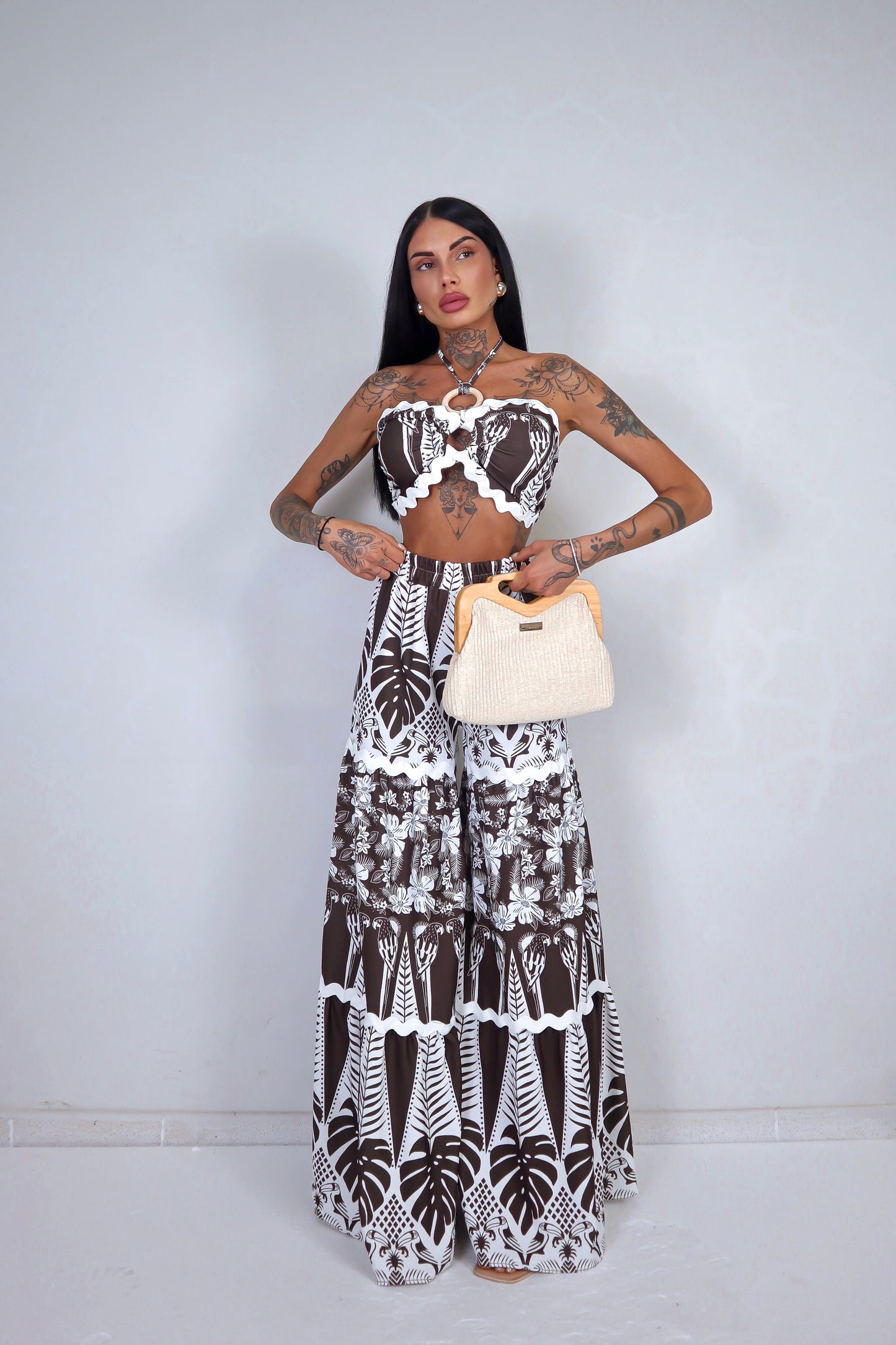 Completo Tropical - Marrone