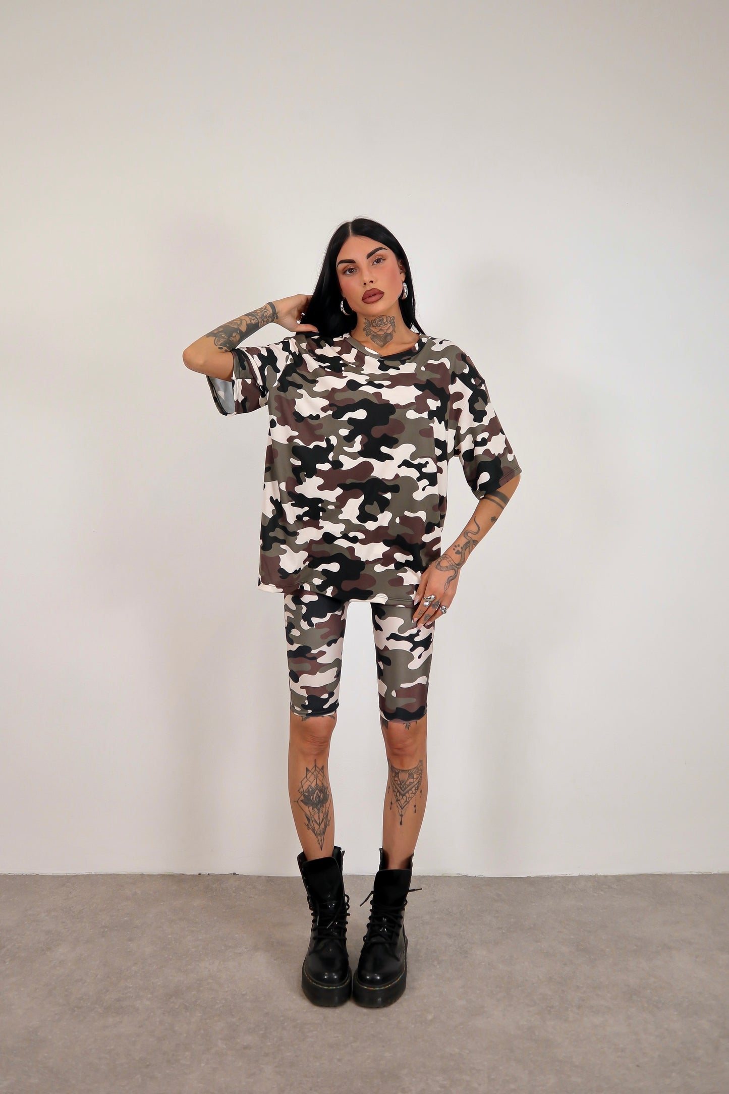 Leggins ciclista Mimetico