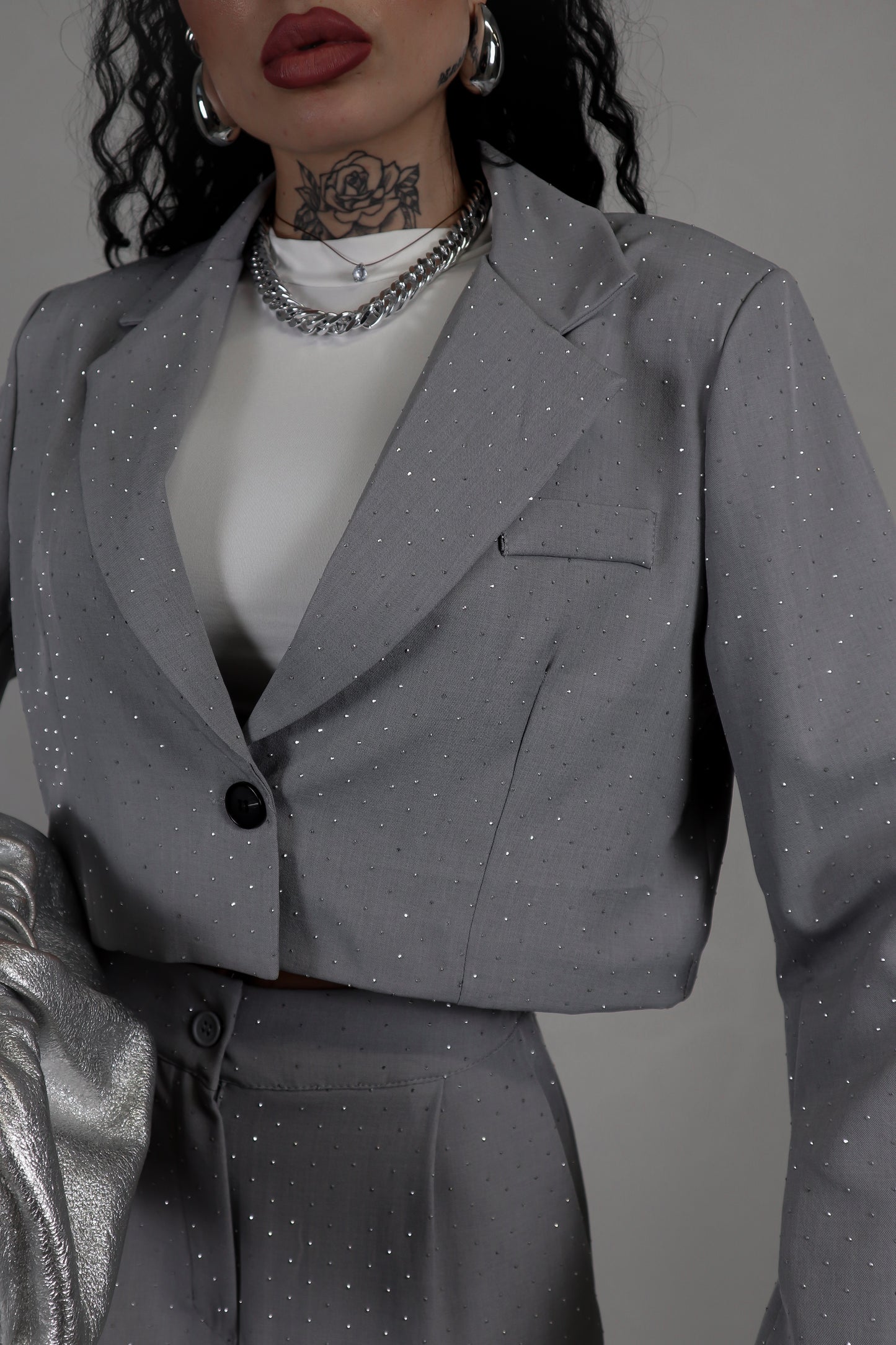 Tailleur Bling - Grigio