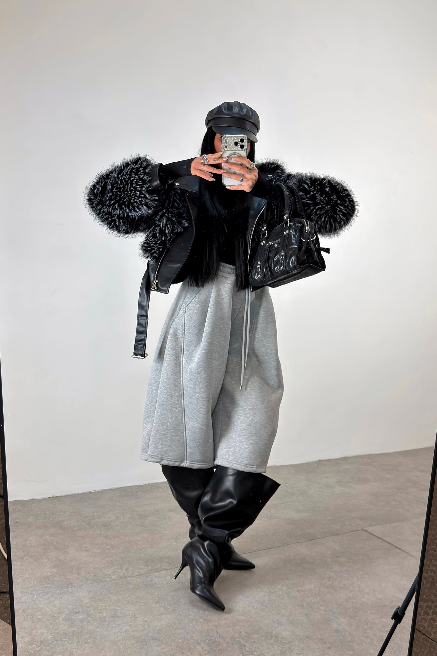 Bermuda Tuta Baggy - Grigio