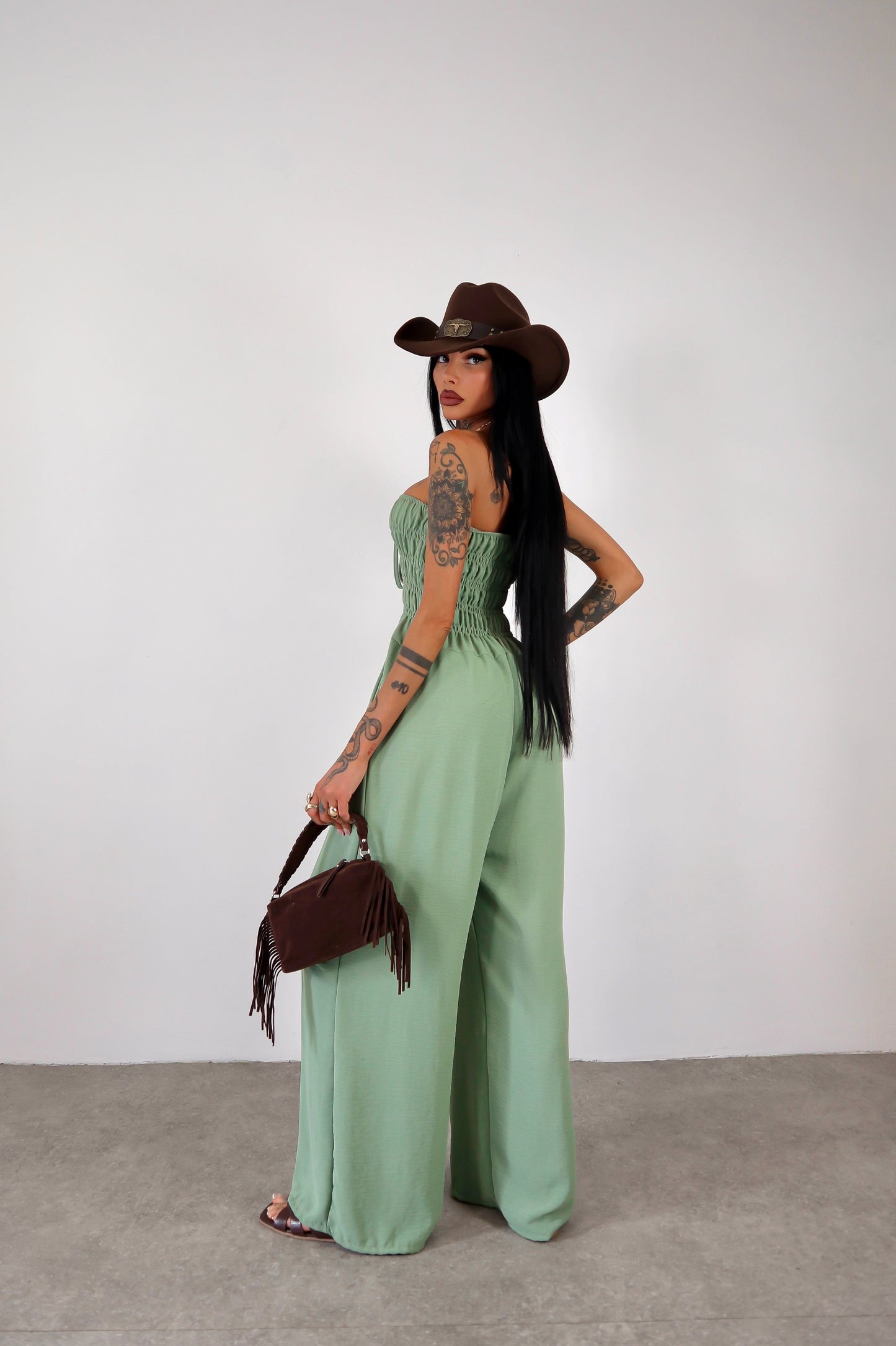 Tuta intera Alessia - Verde mela