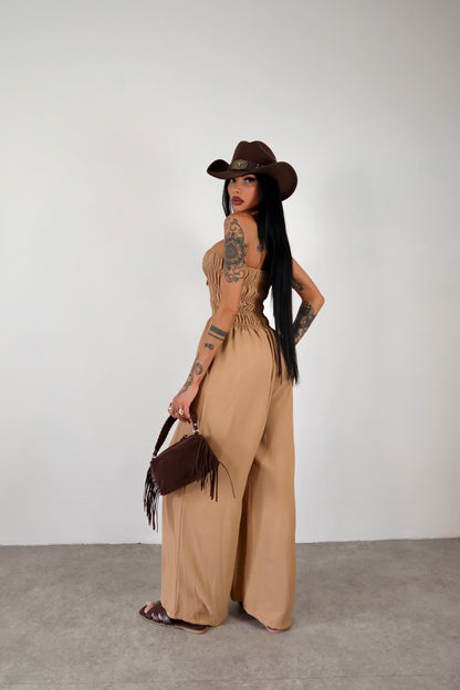 Tuta intera Alessia - Camel