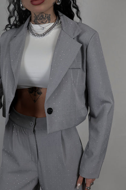 Tailleur Bling - Grigio