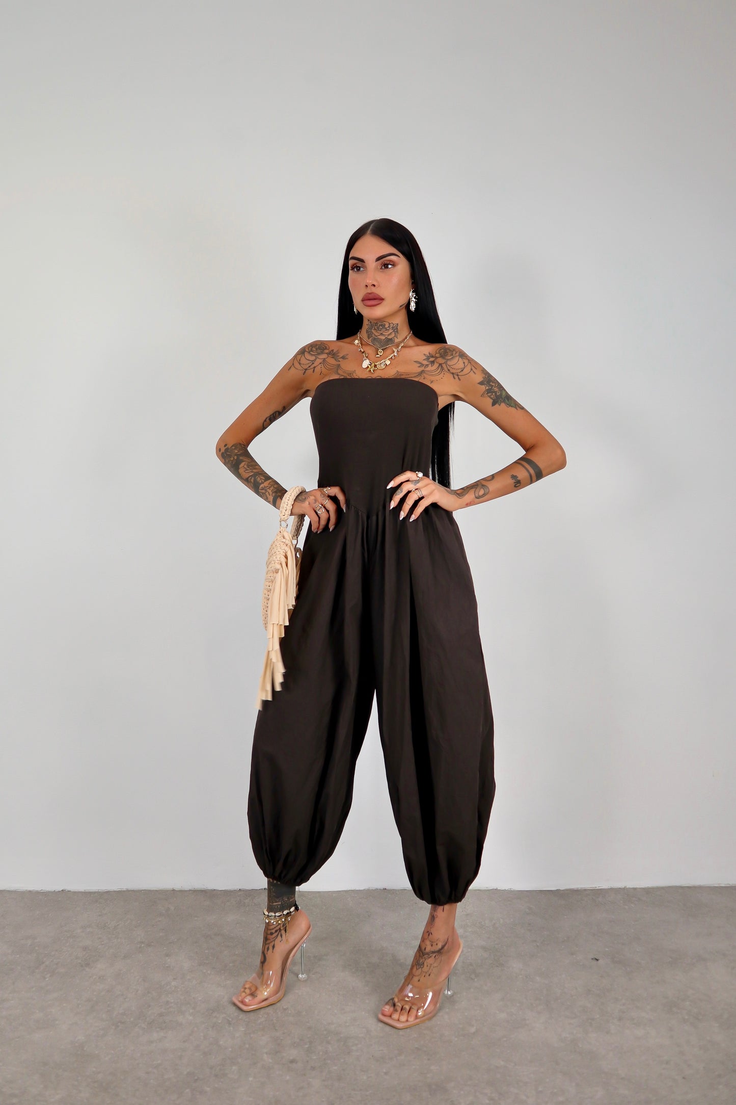 Tuta intera / pantalone Abibi - Marrone
