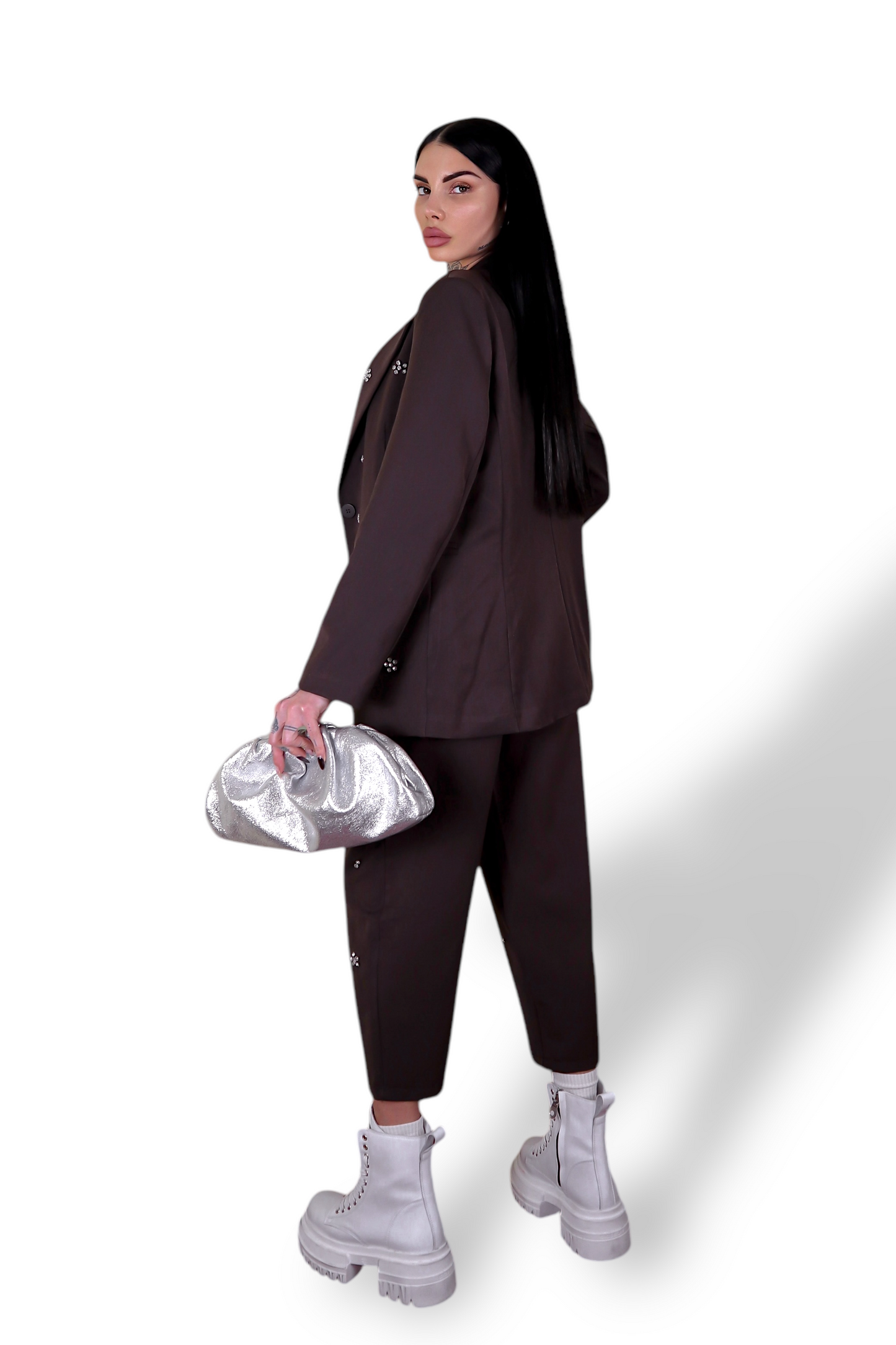 Tailleur Gemma - Marrone