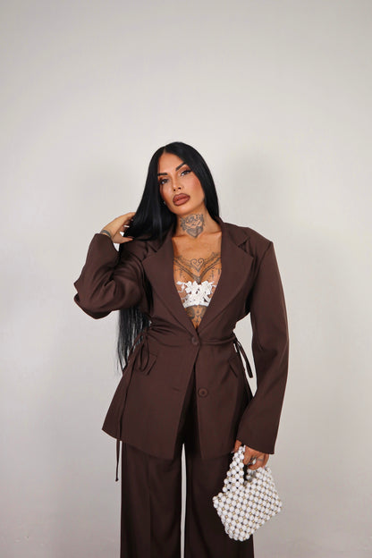 Tailleur Nadia - Marrone