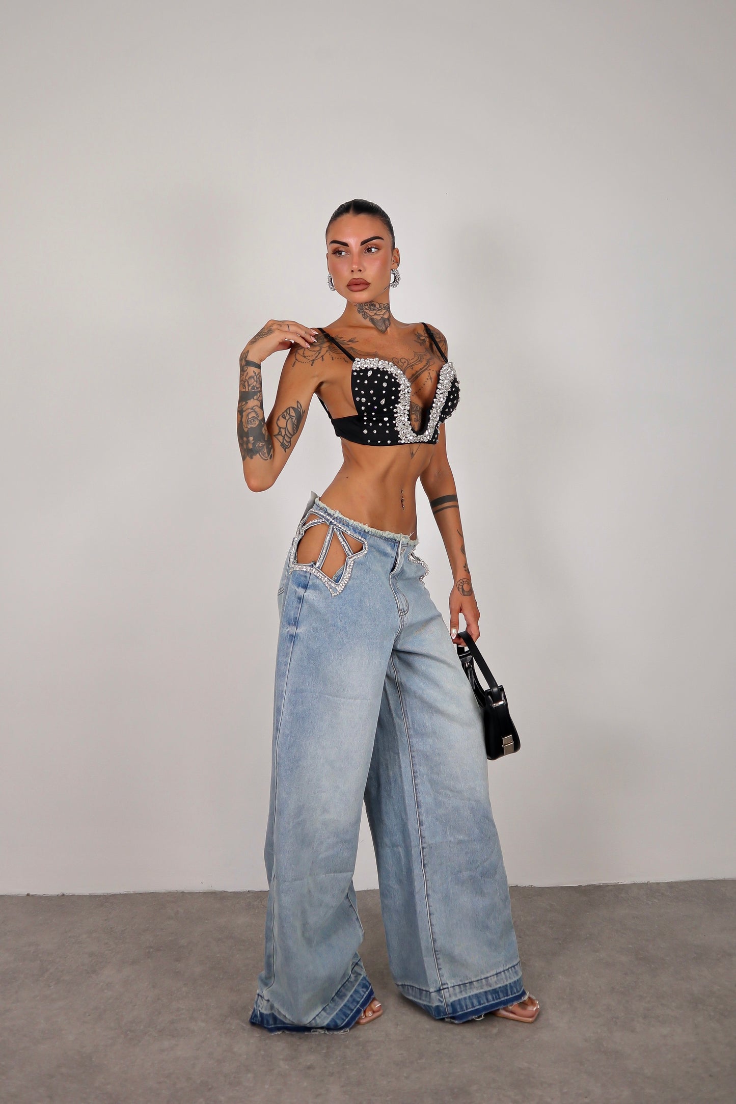 Jeans cut out Star