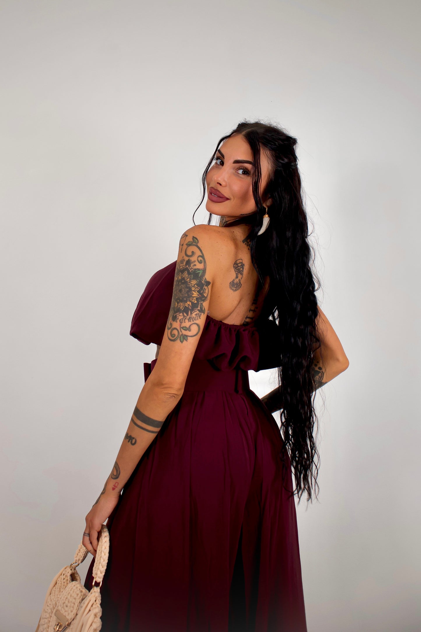 Completo Tasnim - Burgundy