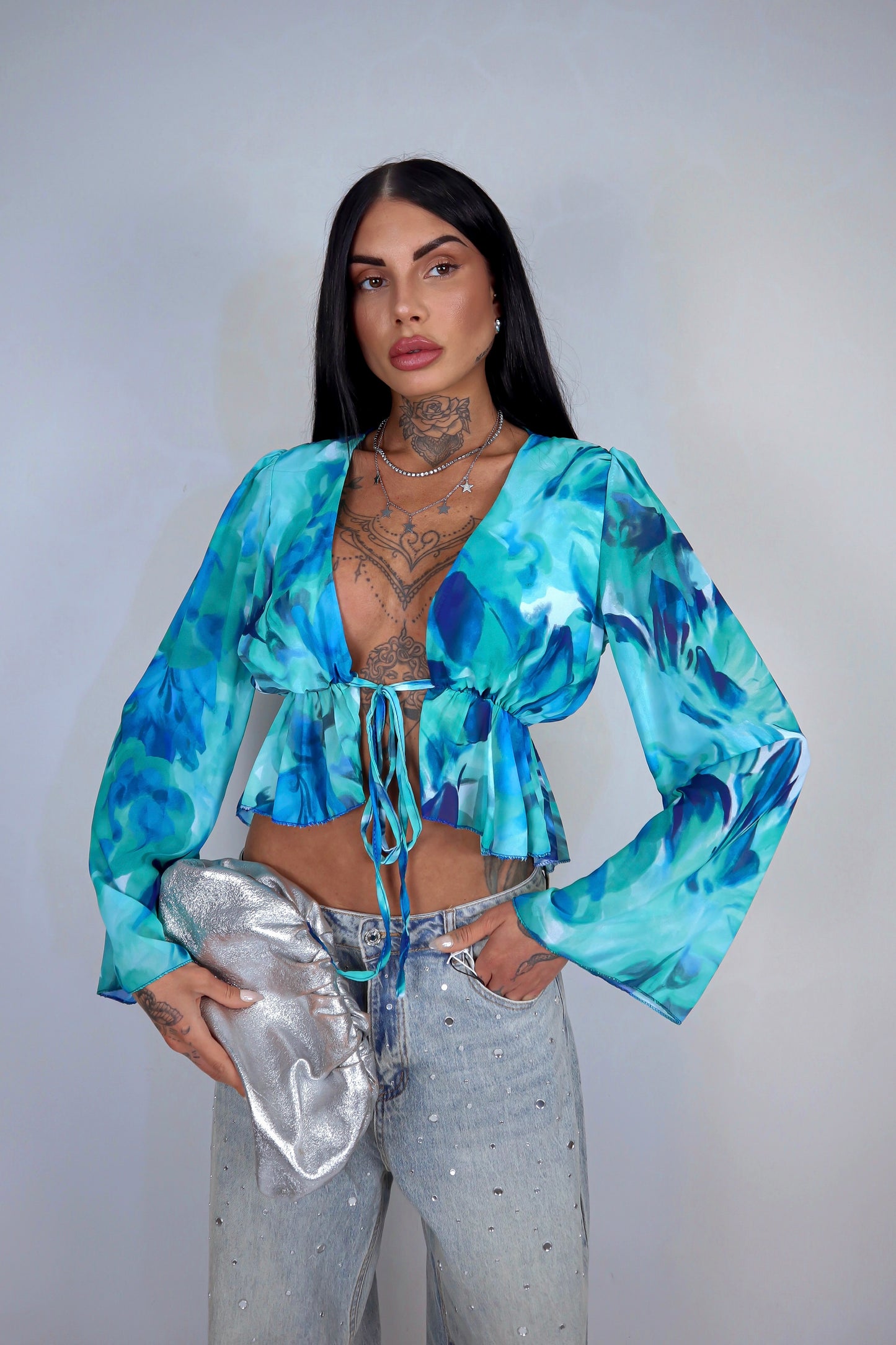 Blusa Antartide - Verde&Blu
