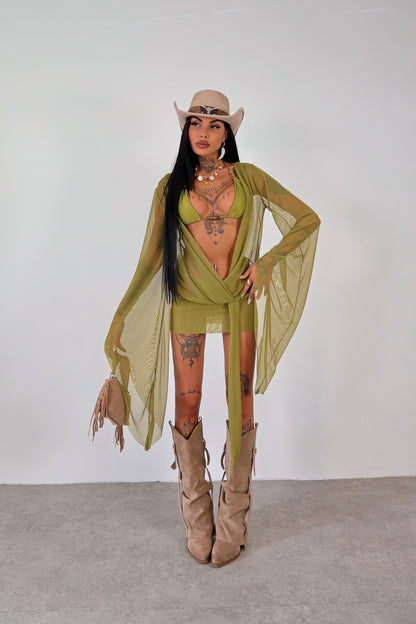 Set bikini Zen - Verde militare