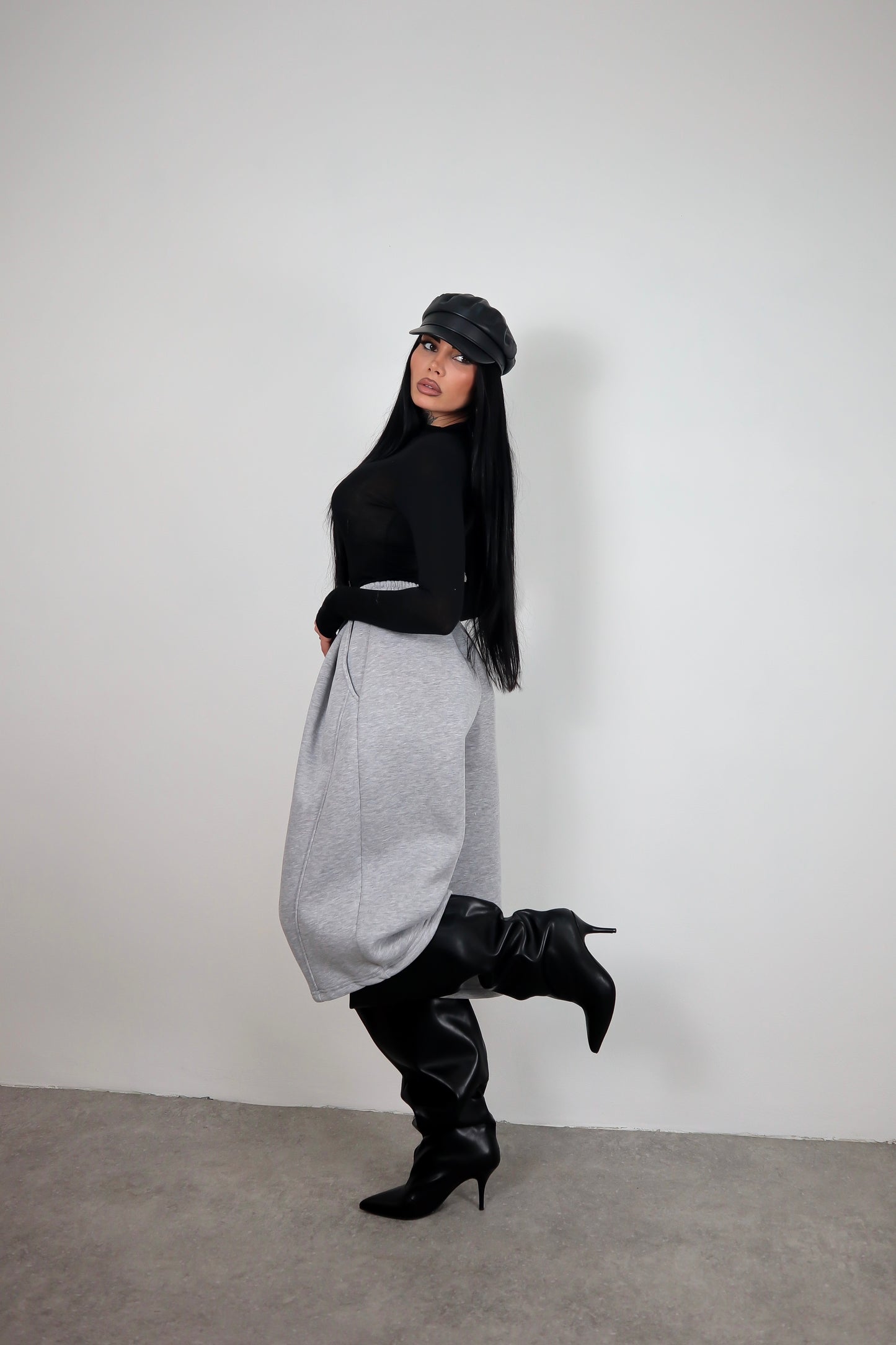 Bermuda Tuta Baggy - Grigio