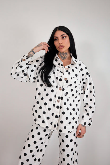 Completo denim pois Alma