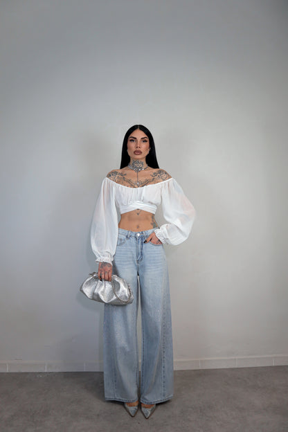 Crop Top Wonder - Bianco