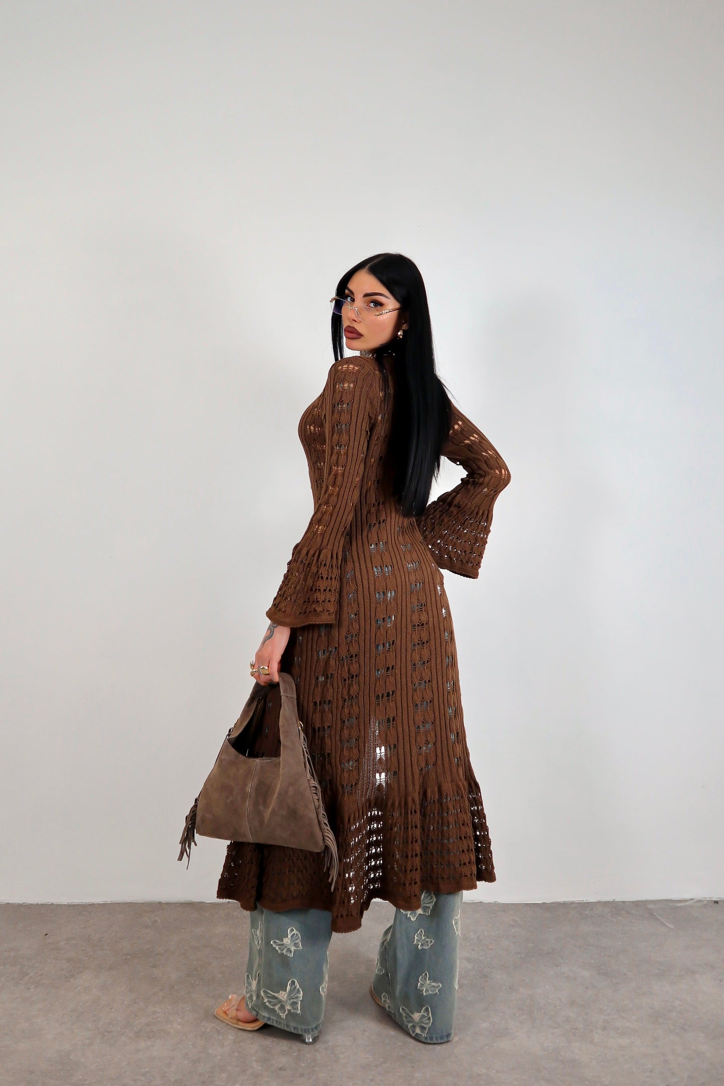 Cardigan Amal - Marrone