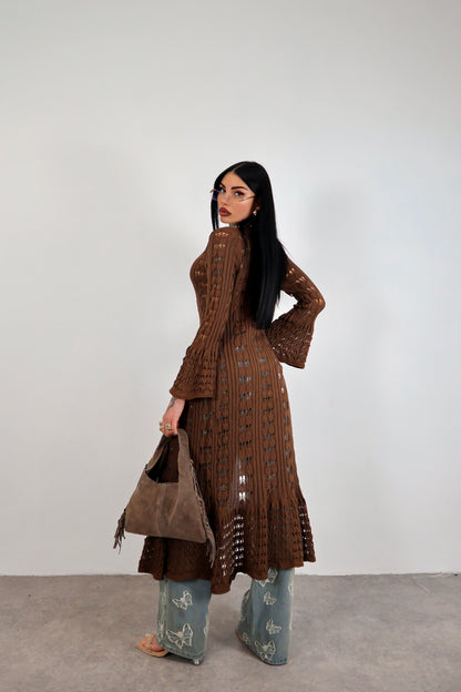 Cardigan Amal - Marrone