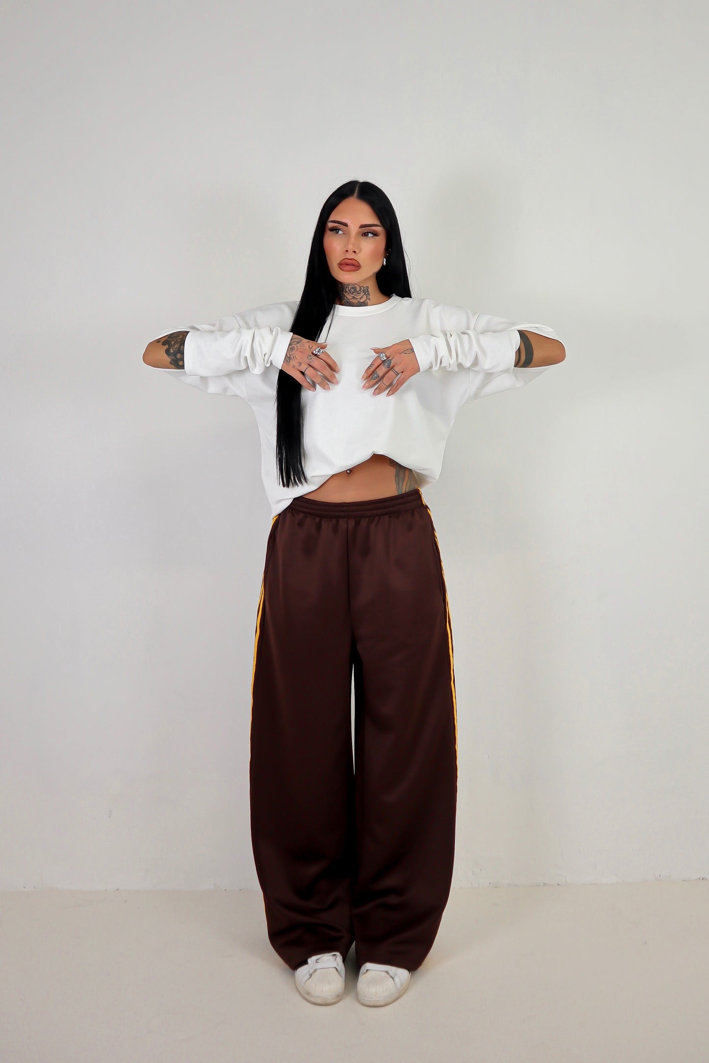 Pantalone Adi - Marrone/Giallo