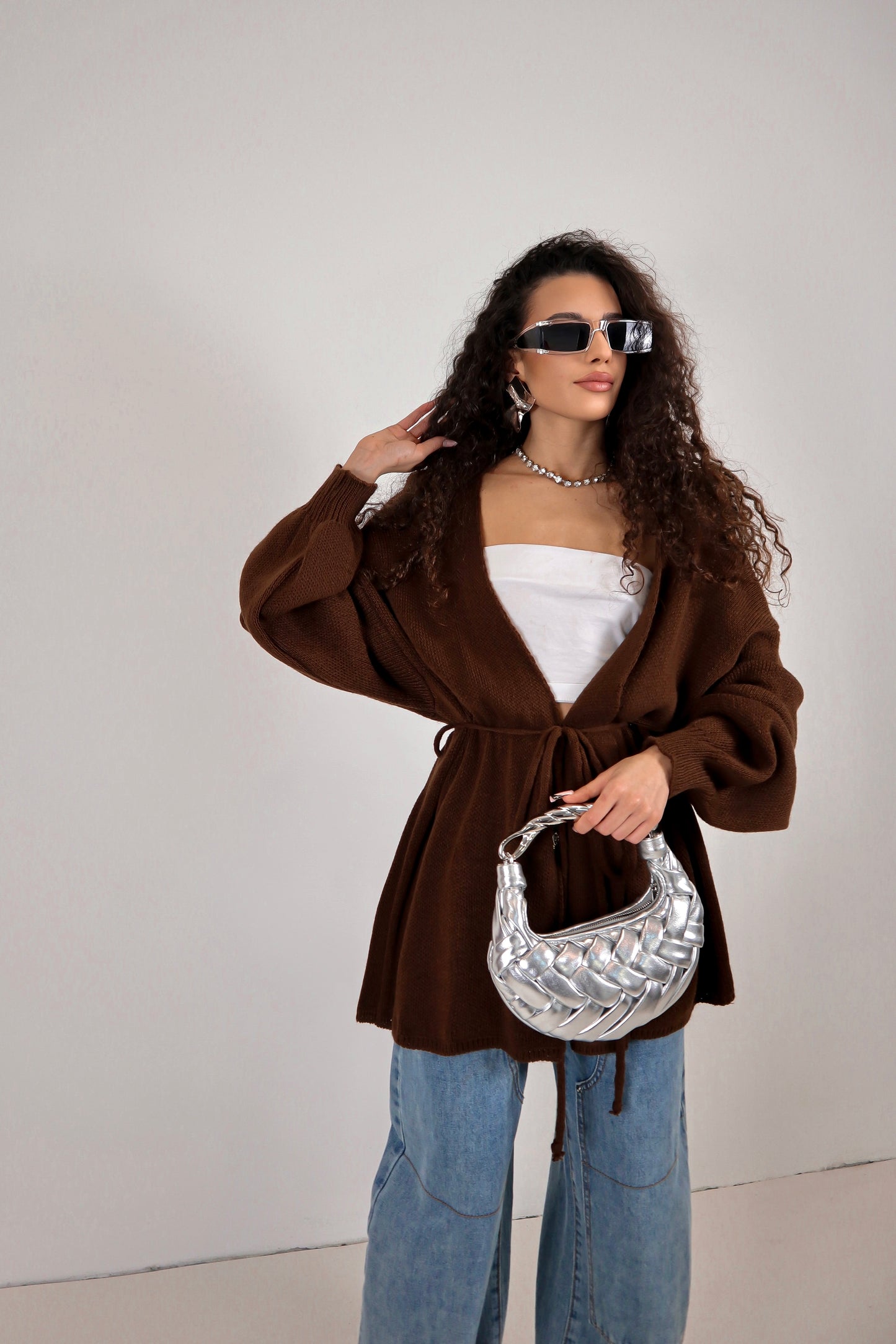 Cardigan Alice - Marrone