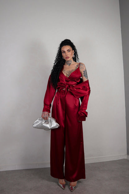 Coordinato Tris Amelia - Bordeaux