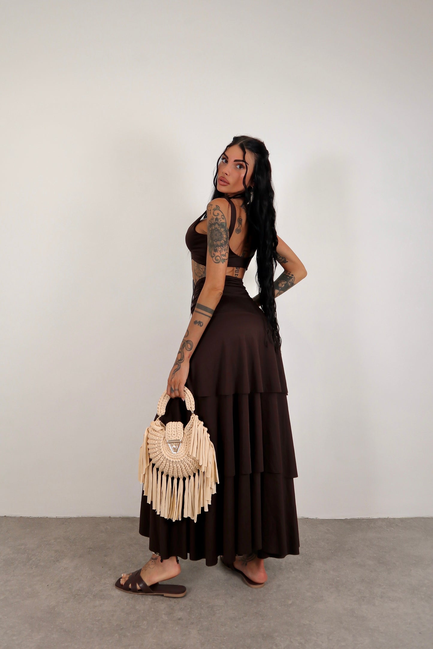 Completo Samantha - Marrone