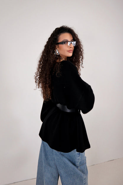 Cardigan Alice - Nero