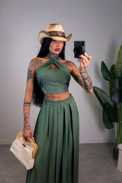 Completo Habibi - Verde Militare