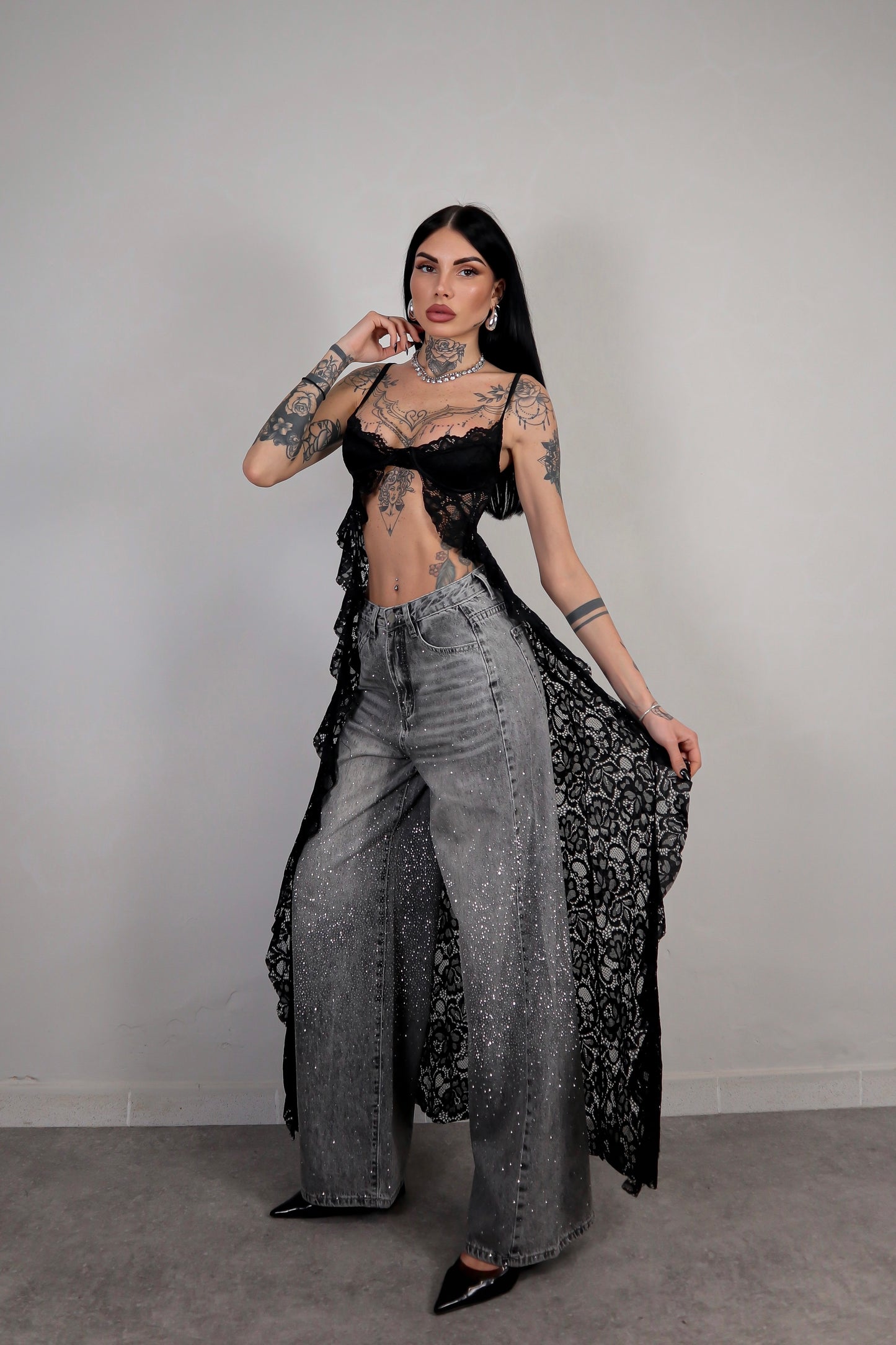 Top Bralette Zoe - Nero