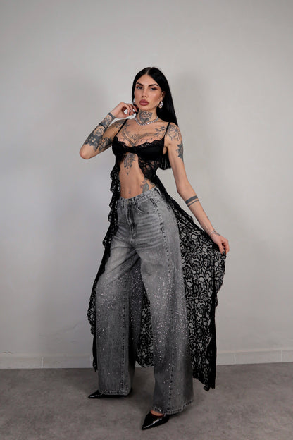 Top Bralette Zoe - Nero