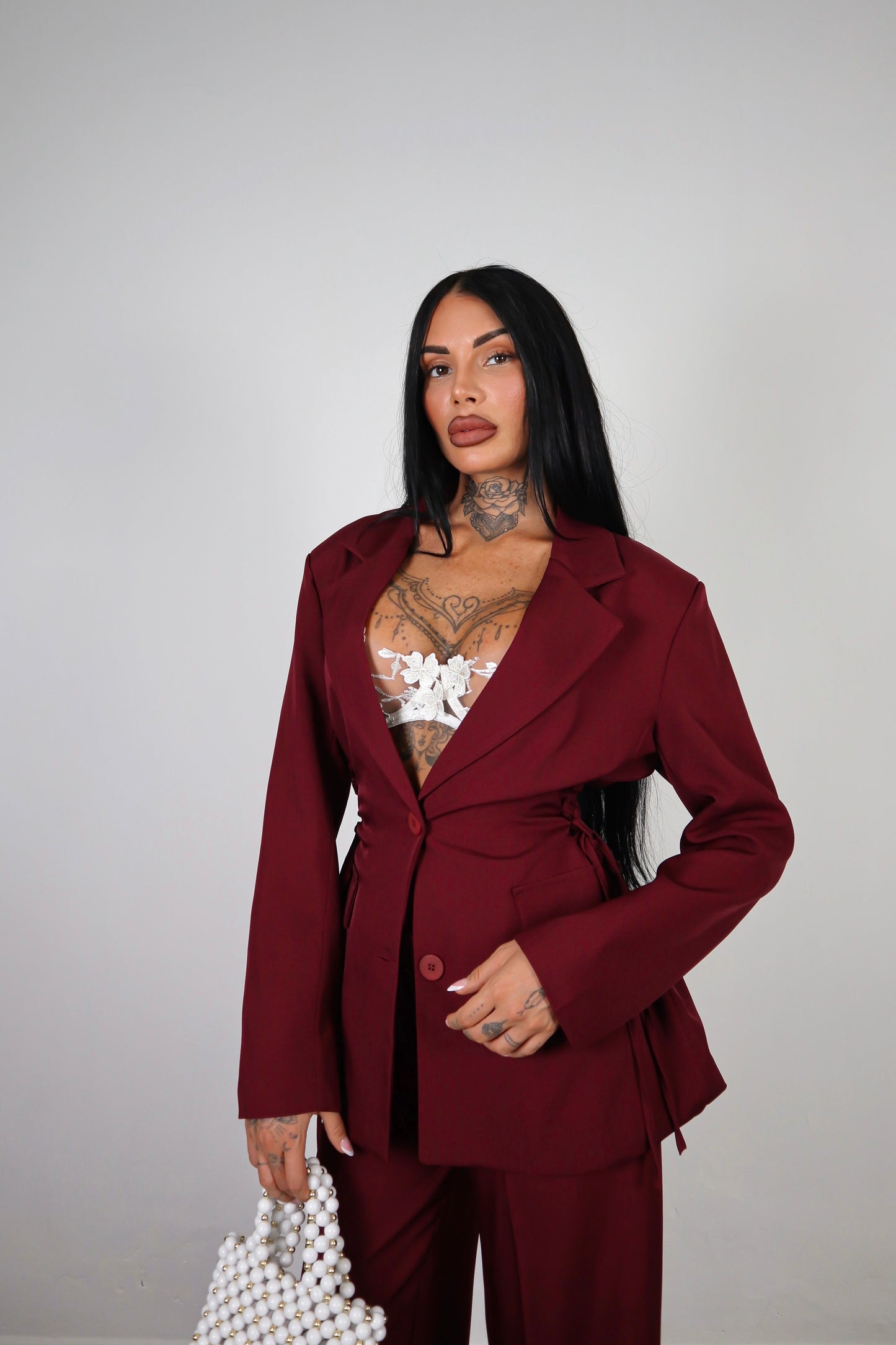 Tailleur Nadia - Bordeaux