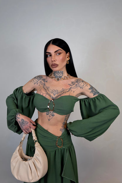 Completo Esmeralda - Verde Militare
