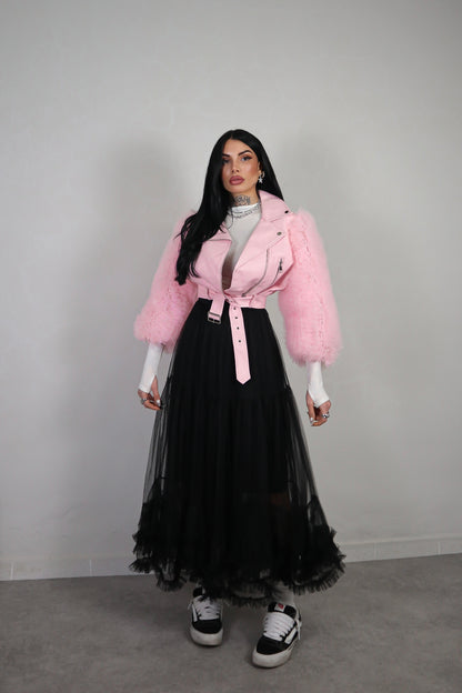 Giacca Ecopelle Barbie