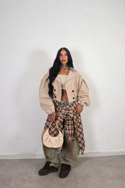 Trench Bomber - Beige