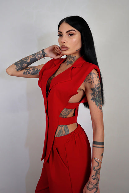 Tailleur Viper - Rosso
