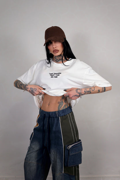 Pantalone Cargo Bicolor