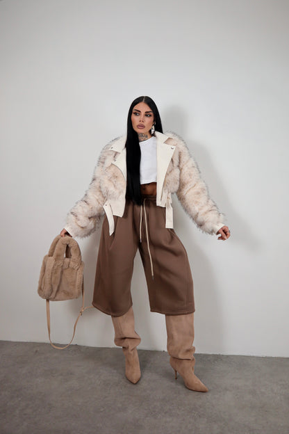 Bermuda Tuta Baggy - Marrone