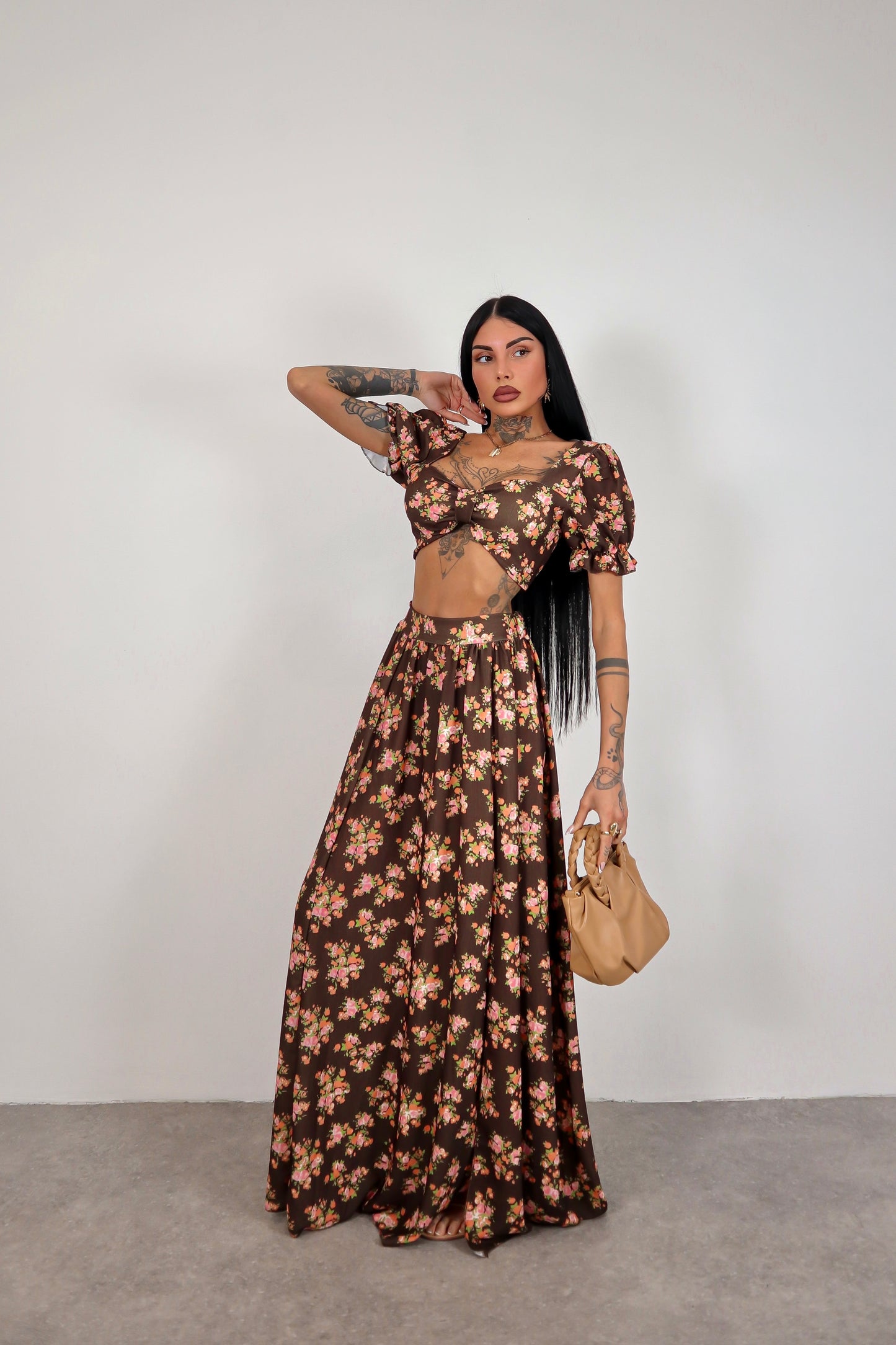 Completo Soledad - Marrone