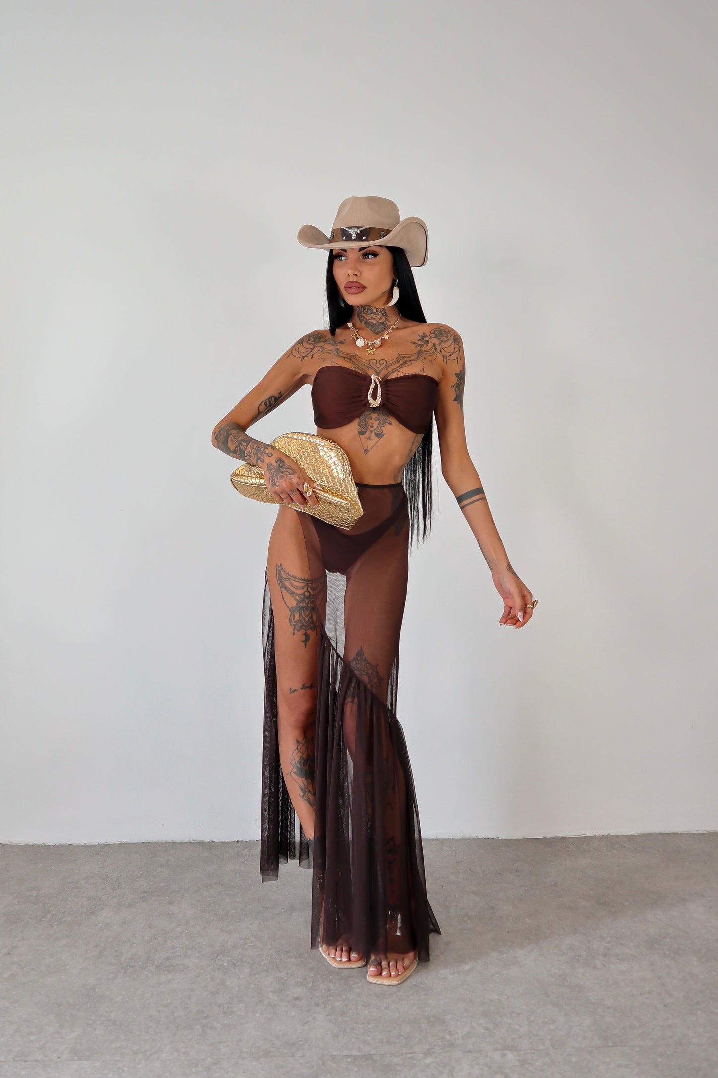 Set bikini Ashlie - Marrone