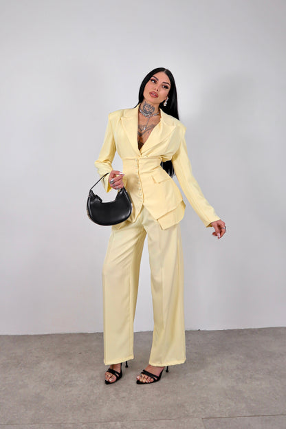 Tailleur Corsetto - Giallo pastello