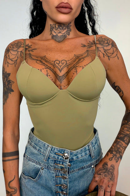 Body second SKIN - Verde militare
