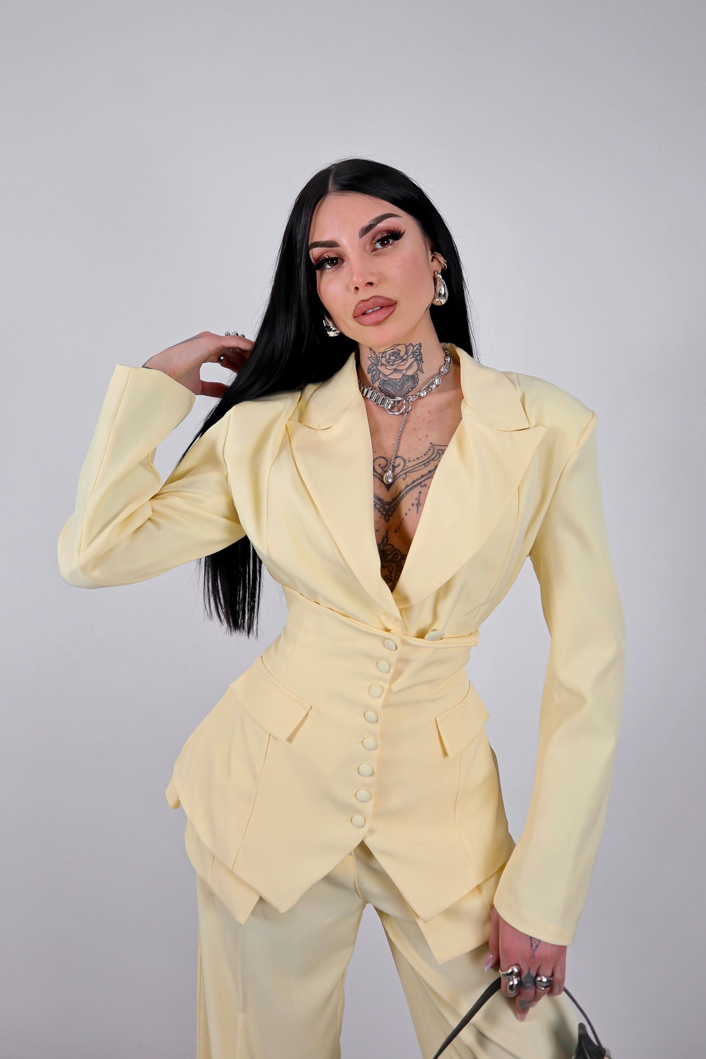 Tailleur Corsetto - Giallo pastello