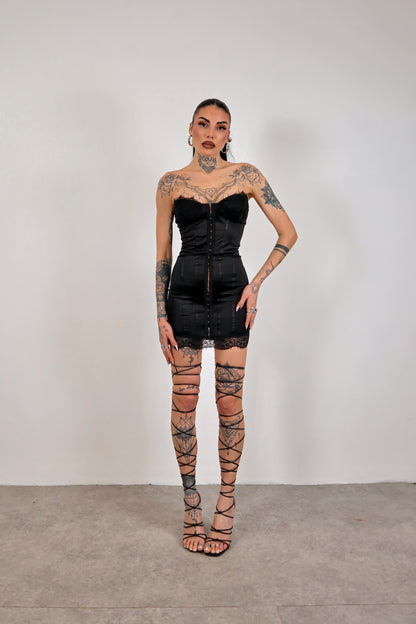Abito Corsetto Kristel - Nero