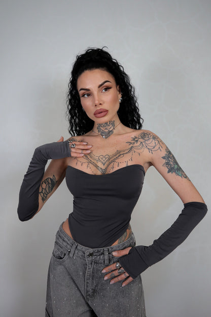 Body Guantino Megan - Grigio
